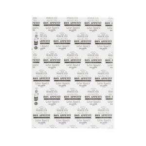 Papier pour hamburger